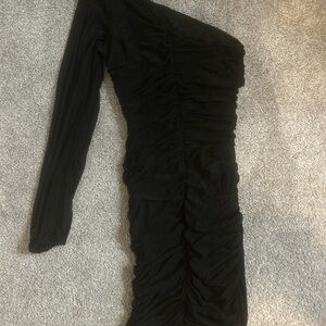 Black cocktail dress